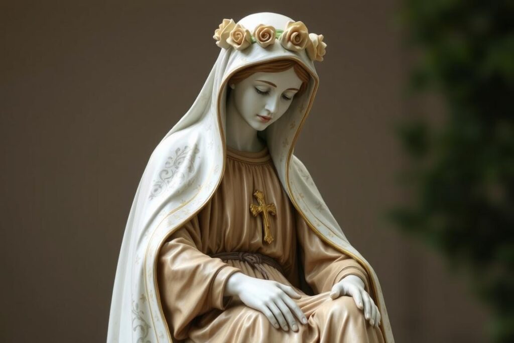 Figura płaczącej Matki Bożej z La Salette Figura płaczącej Matki Bożej z La Salette