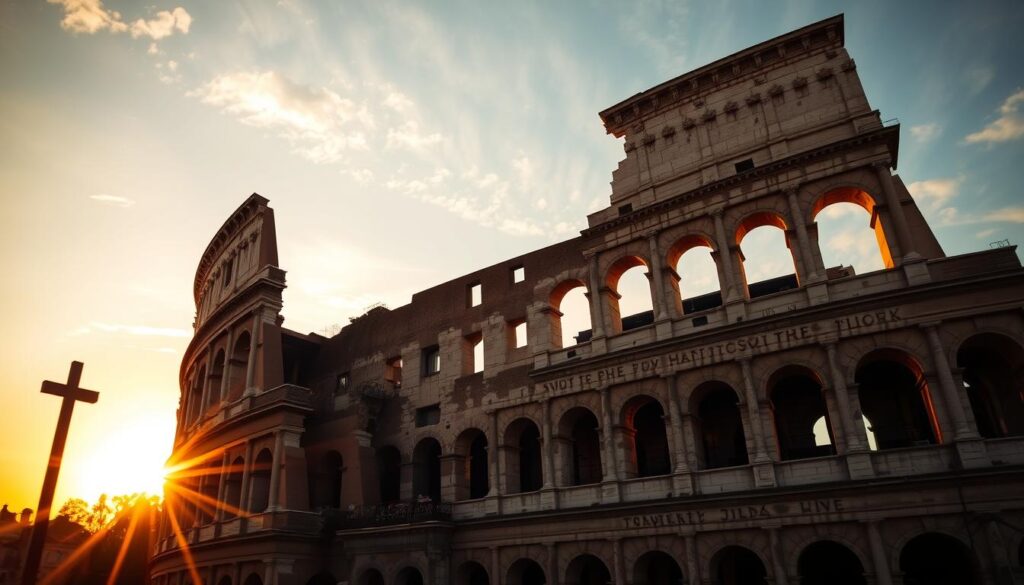 Koloseum w Rzymie - miejsce męczeństwa wielu wczesnych chrześcijan Koloseum w Rzymie - miejsce męczeństwa wielu wczesnych chrześcijan