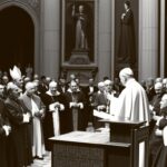 Papież Jan XXIII otwierający Sobór Watykański II w 1962 roku