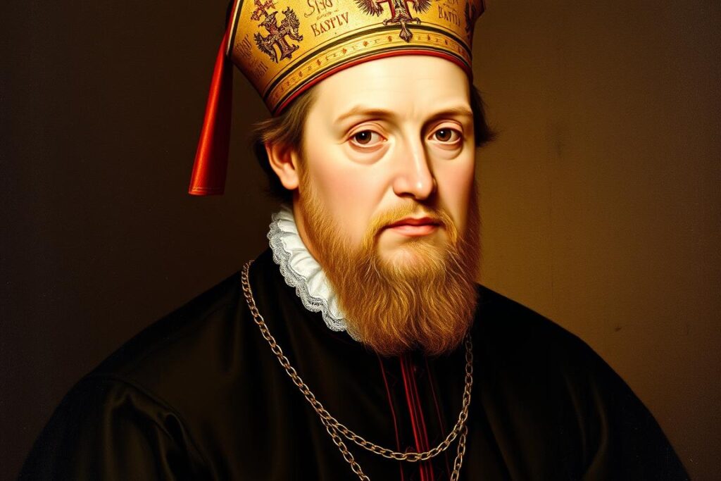 Portret kardynała Stanisława Hozjusza, czołowego przedstawiciela kontrreformacji w Polsce