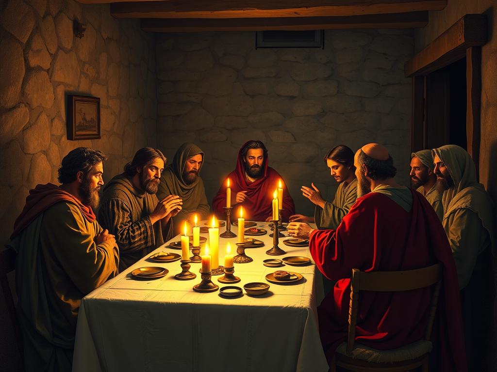 Rekonstrukcja wczesnochrześcijańskiego zgromadzenia na Mszy Świętej w domu prywatnym Rekonstrukcja wczesnochrześcijańskiego zgromadzenia na Mszy Świętej w domu prywatnym