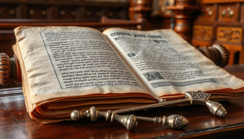 Starożytny zwój Tory - podstawa kanonu Starego Testamentu