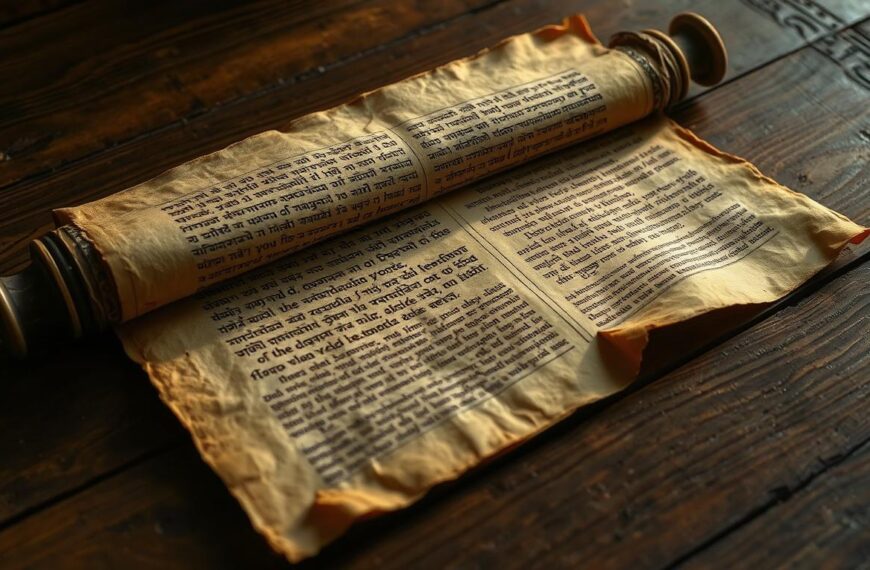 Starożytny zwój apokryficzny - księga religijna nie uznawana jako kanon biblii