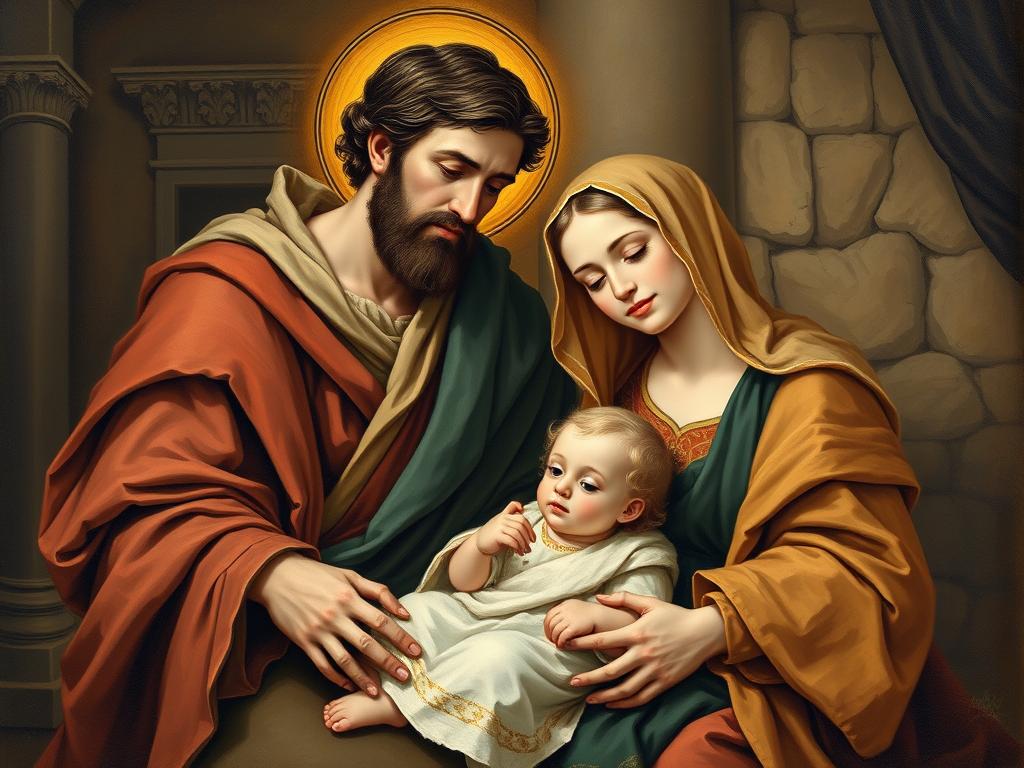 Święta Rodzina - Józef, Maryja i Jezus jako wzór dla małżeństw, patron miłości i szczęścia rodzinnego